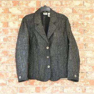 𝅺Chico's Shimmery Black Jacket